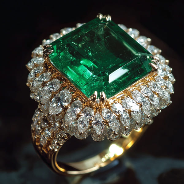 Cabochon Shapes of Emerald